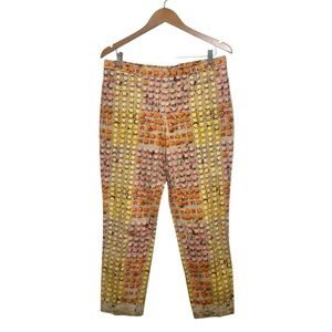 Akris Punto Beach Umbrella Scene Pants Sz 10
